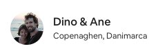 Dino and Ane's profile image, showcasing the international reach and welcoming spirit of Blue Note in Solto Collina. Their glowing review reflects the warmth and charm that awaits every guest who visits us from around the globe. Come and see why visitors from as far as Copenhagen are calling  Blue Note their home away from home on Lake Iseo