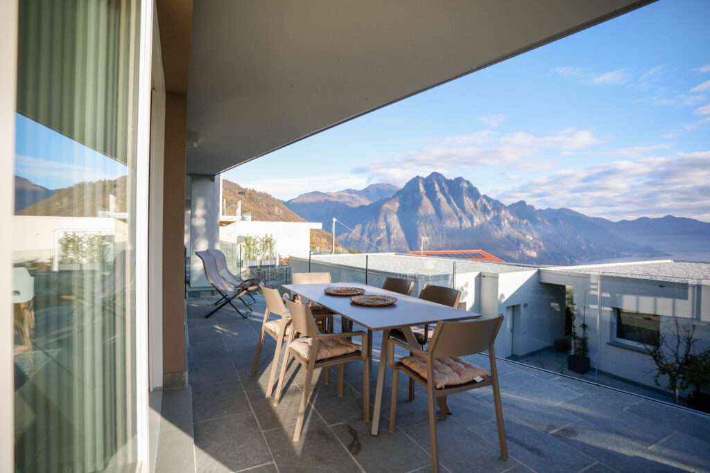 Breathtaking Iseo Lake view from Seliera's private terrace